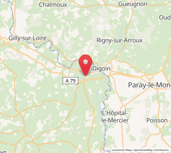 Map of Molinet, Auvergne-Rhône-Alpes
