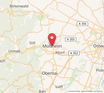 Map of Molsheim, Grand Est