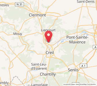 Map of Monchy-Saint-Éloi, Hauts-de-France