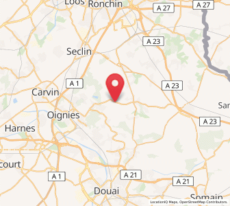 Map of Mons-en-Pévèle, Hauts-de-France