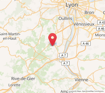 Map of Montagny, Auvergne-Rhône-Alpes