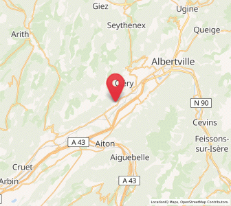 Map of Montailleur, Auvergne-Rhône-Alpes