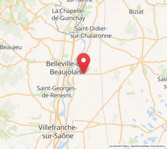 Map of Montceaux, Auvergne-Rhône-Alpes