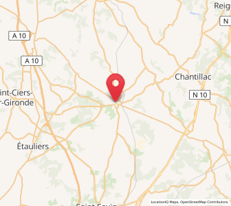 Map of Montendre, Nouvelle-Aquitaine