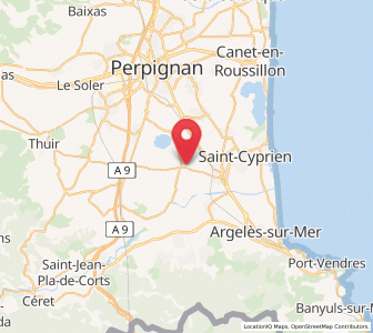 Map of Montescot, Occitanie
