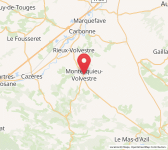 Map of Montesquieu-Volvestre, Occitanie
