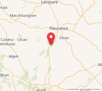 Map of Montestruc-sur-Gers, Occitanie