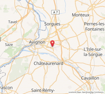 Map of Montfavet, Provence-Alpes-Côte d'Azur