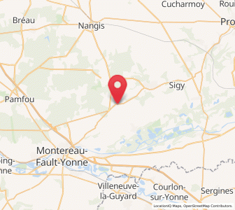 Map of Montigny-Lencoup, Île-de-France