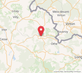 Map of Montmédy, Grand Est