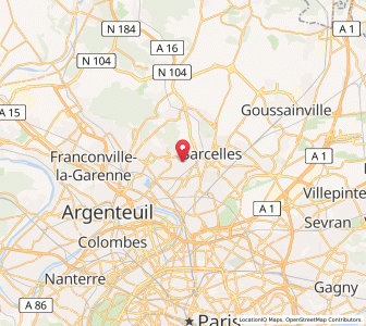 Map of Montmorency, Île-de-France