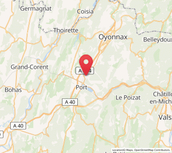Map of Montréal-la-Cluse, Auvergne-Rhône-Alpes
