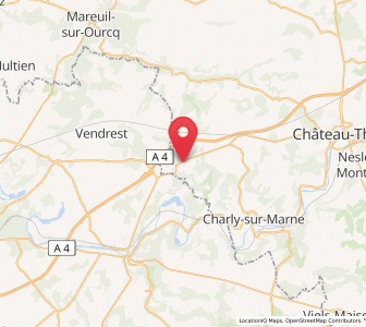 Map of Montreuil-aux-Lions, Hauts-de-France