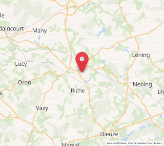 Map of Morhange, Grand Est