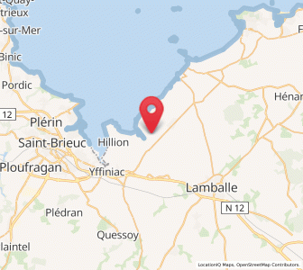 Map of Morieux, Brittany