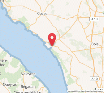 Map of Mortagne-sur-Gironde, Nouvelle-Aquitaine