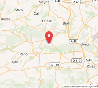 Map of Mottier, Auvergne-Rhône-Alpes