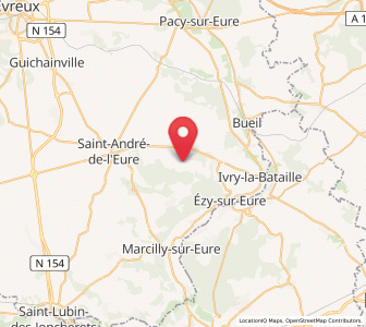 Map of Mouettes, Normandy