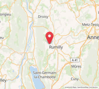 Map of Moye, Auvergne-Rhône-Alpes