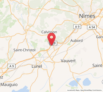 Map of Mus, Occitanie
