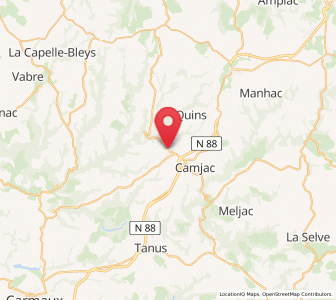 Map of Naucelle, Occitanie