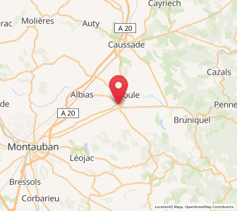 Map of Nègrepelisse, Occitanie