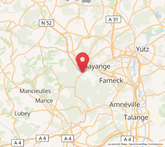 Map of Neufchef, Grand Est