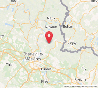 Map of Neufmanil, Grand Est