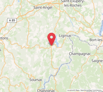 Map of Neuvic, Nouvelle-Aquitaine