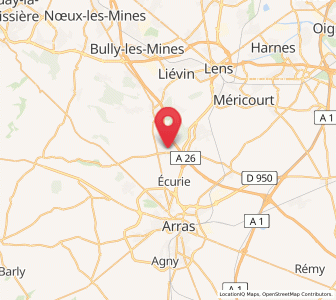Map of Neuville-Saint-Vaast, Hauts-de-France
