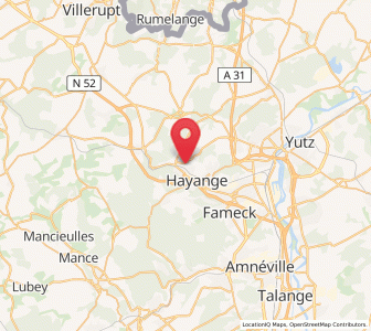 Map of Nilvange, Grand Est