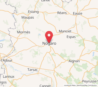 Map of Nogaro, Occitanie