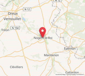 Map of Nogent-le-Roi, Centre