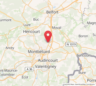 Map of Nommay, Bourgogne-Franche-Comté