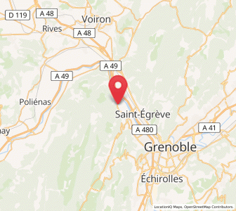 Map of Noyarey, Auvergne-Rhône-Alpes