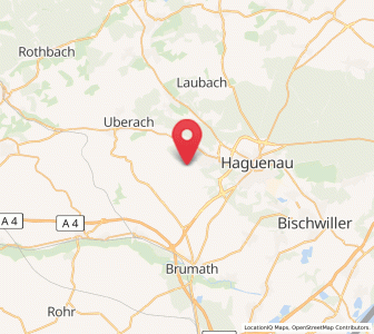 Map of Ohlungen, Grand Est