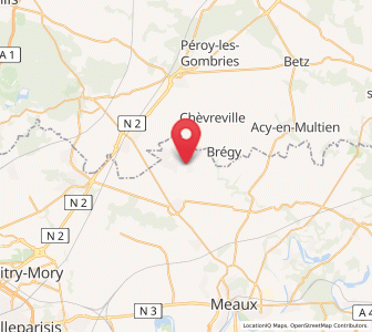 Map of Oissery, Île-de-France