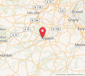 Map of Ollainville, Île-de-France