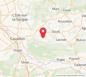 Map of Oppède, Provence-Alpes-Côte d'Azur