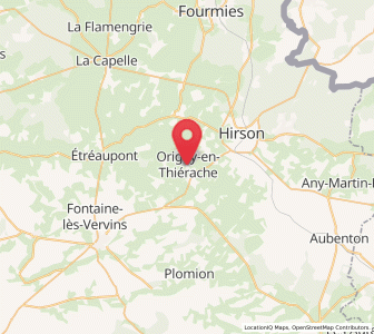 Map of Origny-en-Thiérache, Hauts-de-France