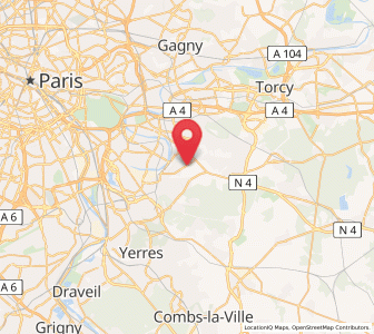 Map of Ormesson-sur-Marne, Île-de-France