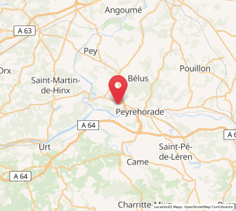 Map of Orthevielle, Nouvelle-Aquitaine