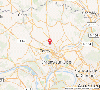 Map of Osny, Île-de-France