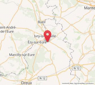 Map of Oulins, Centre