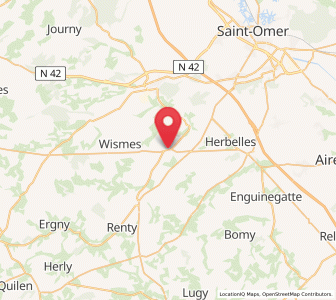 Map of Ouve-Wirquin, Hauts-de-France