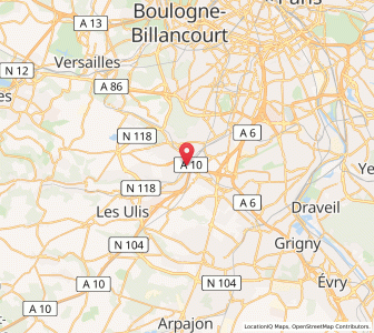 Map of Palaiseau, Île-de-France