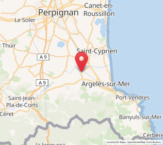 Map of Palau-del-Vidre, Occitanie
