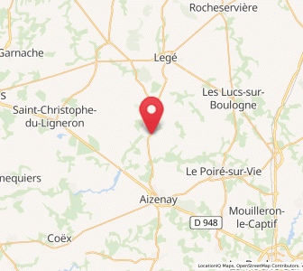 Map of Palluau, Pays de la Loire