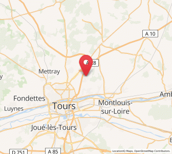 Map of Parçay-Meslay, Centre