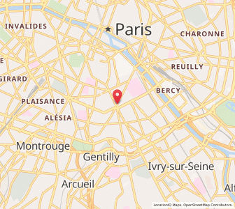 Map of Paris 13